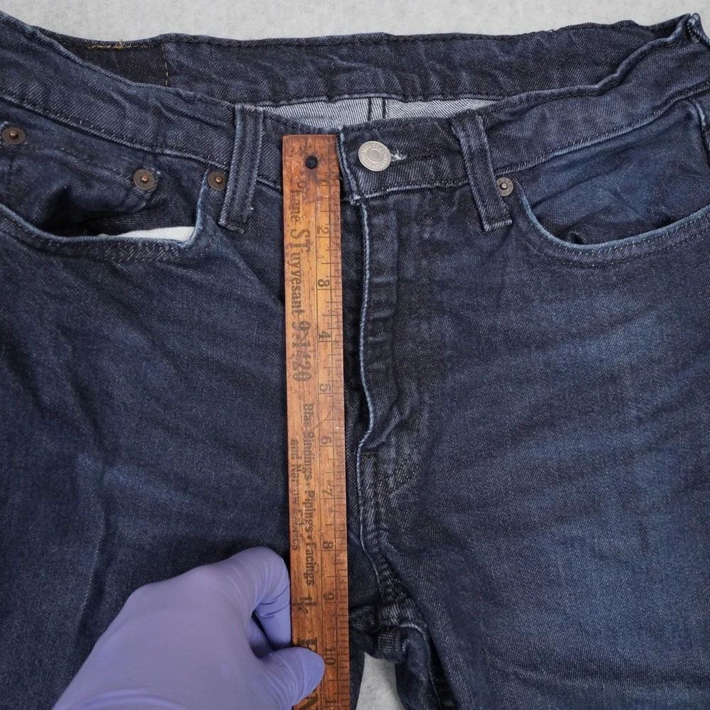 Levi's 514 Jeans Mens 30x30 Blue Straight Fit Medium Wash Faded Denim